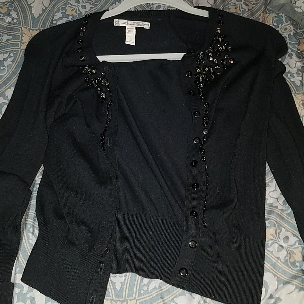 American Rag Black Cardigan